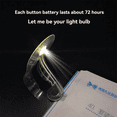 thumbnail image 6 of LED Warm Light Bookmark Book Light Ultra-Thin Curved Folding Reading Light Portable Night Lamp for Magazines, EReaders, 6 of 8