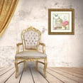 thumbnail image 3 of Audit, Lisa 15x15 Gold Ornate Wood Framed with Double Matting Museum Art Print Titled - Rainbow Seeds Floral Birdcage II v2, 3 of 4