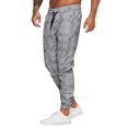 thumbnail image 6 of YMNXA Men's Sweatpants Drawstring Elastic Waist Striped Print Ankle Tied Comfortable Fashion Trousers With Pockets For Daily Wear,Grey,Xl, 6 of 7