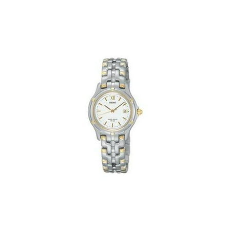 Seiko SXE586 Womens Two Tone Watch