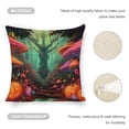 thumbnail image 4 of forest pumpkins mushroomslinen throw pillowcase decoration pillowcase gifting preferred 18x18 inch cushion cover 2 sets sofa pillowcase sofa bedroom living room car, 4 of 8