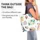 thumbnail image 2 of Disketp Travel1 Bolsa Tote Estampada para Mujer, Bolso de Hombro y de Mano para Compras y Viajes, 2 of 8