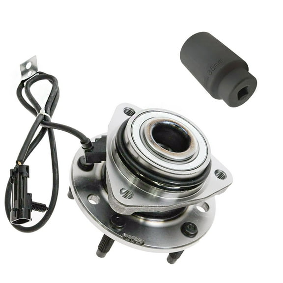 TRQ Front Wheel Hub & Bearing w/ 36mm Socket for Chevy Blazer S10 GMC Jimmy BHA84974 Fits select: 1998-2004 CHEVROLET S TRUCK, 1997-2005 CHEVROLET BLAZER