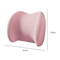 thumbnail image 3 of TopLLC Lumbar Pillows Lumbar Support Pillows For Office Chair Ergonomic Memory Foam Back Pillows For Car Back Support For Office Chair Car Bed, 3 of 7