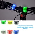 thumbnail image 4 of Bike Light Flashlight Bike Parts High Brightness Wear-resistant LED Flash 2 LED Flash Light Wide Beam Lamp for Handlebars Seats Wheels Black, 4 of 7