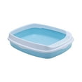 thumbnail image 4 of GROWTH TANK Pet Cat Litter Box Litter Tray Removable Base 46x35x10.5cm Leak Pet Blue, 4 of 9