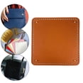 thumbnail image 4 of Vivigirl PU bolsa de cuero parte inferior de la base de la base de la uña almohadilla moldeadora hecha a mano para ganchillo Marrón Colcomx Parte inferior del bolso de tejer, 4 of 6