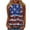 Multicolor, variant on Aboser American Flag Tank Tops for Women Funny USA Stars and Stripes Graphic Tees High Neck Sleeveless T Shirts Independence Day Holiday Outfit