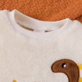 thumbnail image 5 of 6-9 Months Infant Boys Dinosaur Fleece Sweatshirt and Pants Set,2-Piece Outfit,Warm Pullover for Fall Winter, 5 of 9