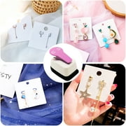 Earring Card Punch - Pink Craft Punches, Craft Lever Punch for Earring Card