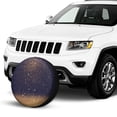 thumbnail image 2 of Kll Gold Black Glitter Tire Cover,Universal Wheel Tire Cover For Trailer, Rv, Suv, Truck,Camper And Many Vehicle,(14 Inch), 2 of 7