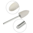 thumbnail image 4 of Wool Felt Mounted Mandrel 10mm x 18mm 1/10 Inch Shank Conical Bits, 20 Pieces, 4 of 6
