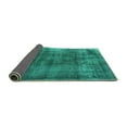 thumbnail image 2 of Ahgly Company Indoor Rectangle Oriental Turquoise Blue Industrial Area Rugs, 4' x 6', 2 of 4