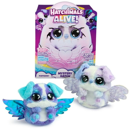 Hatchimals Alive, Mystery Hatch Exclusive 6.5-Inch Puppadee Electronic Pet With Mist, Lights &Amp; Sounds (Styles Vary), Walmart Exclusive