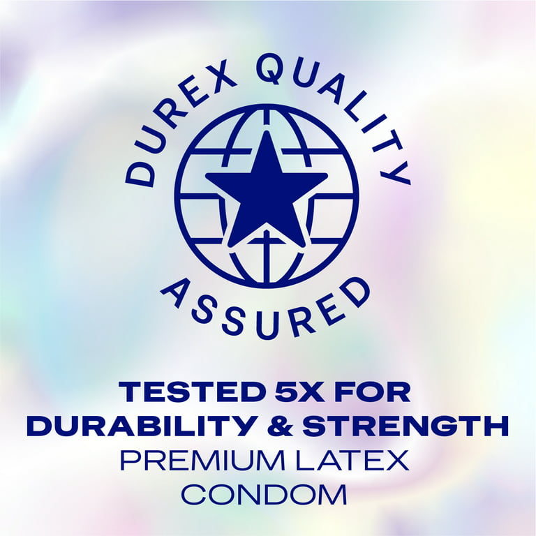 Durex Air Condoms Extra Thin, Transparent Natural Rubber Latex Condoms for  Men, Close Fit, FSA & HSA Eligible, 24 Count (Pack of 1)
