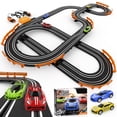 thumbnail image 1 of Set de pista de carreras de coches tragaperras Wupuaait con 4 coches tragaperras de alta velocidad, 1 of 7