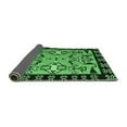 thumbnail image 2 of Ahgly Company Indoor Rectangle Abstract Emerald Green Modern Area Rugs, 7' x 10', 2 of 4