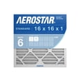 thumbnail image 2 of Aerostar 16x16x1 MERV 6 AC Furnace Air Filter, Pleated HVAC Filter, MPR 300 FPR 4, Allergen Defense, 12-Pack, Made in USA, 2 of 3