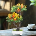 thumbnail image 6 of Dmlowu Artificial Plants Indoor Sturdy Fake Plants No Fade Greenery Potted Artificial Plants Mini Outdoor Faux Plants for Indoor Garden Office Table Room Home Decor, 6 of 7