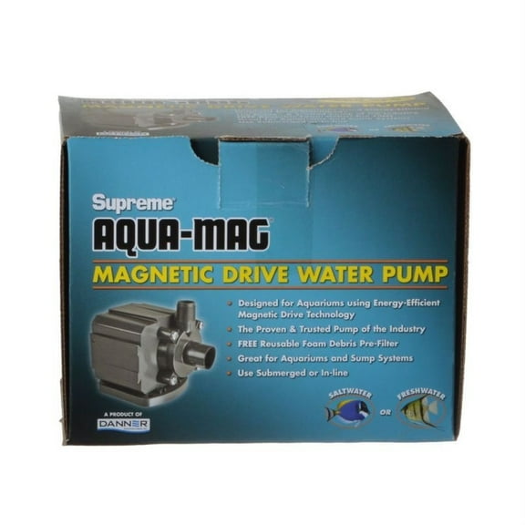 Danner Supreme Aquarium Aqua-Mag 7 Magnetic Drive Water Pump, 700GPH
