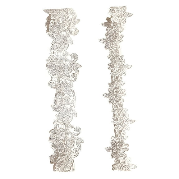 TELOLY 2pcs Wedding Bride Garters Bridal Lace Garters Women Thigh Garters Leg Garters