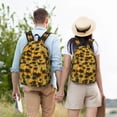 thumbnail image 4 of Yiaed Hawaii Palms Print Print Laptop Backpack Travel Canvas Backpack Vintage Aesthetic Backpack for School Knapsack Backpack Backpack for School-Medium, 4 of 5