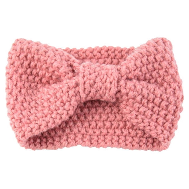 Diademas de ganchillo Sonducket calentador de orejas piel rosa