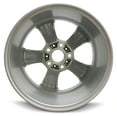 thumbnail image 2 of Wheel For 2008-2010 BMW 535i 17 inch 5 Lug Silver Aluminum Rim Fits R17 Tire, 2 of 3