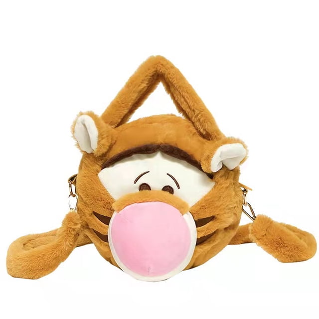 Bolso bandolera Tiggers Cute Plush Anime para niños