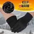 thumbnail image 2 of KitchenKey Winter Gloves Men Women Warm Touchscreen Windproof Thermal Gloves for Cycling Running Driving Hiking Walking Gloves, 2 of 6