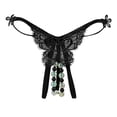 thumbnail image 2 of ZVNAΖH Sexy G String Thongs for Women, Valentine's Day Gifts, Couple Supplies, Open Cut Non-Removable Massage Beads Panties, 2 of 4