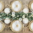 thumbnail image 3 of Gold Charger Plates Set Of 12 Reef Plate Chargers For Dinner Plate Round Plastic Table Chargers For Thanksgiving Christmas, 3 of 9