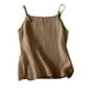 thumbnail image 1 of Vestidos Casuales Para Mujer, Blusas De Mujer De Moda Camisola de mujer con escote en V, hebilla ajustable y tirantes de lino sintético, 1 of 8