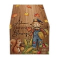 thumbnail image 2 of Antqov Fall Table Runner, 13x47" Maple Leaf Linen Thanksgiving Table Runner Autumn Table Cloth Fall Decorations for Home Kitchen Dining Room Supplies, 2 of 9