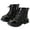 A03-Black, variant on FUZHIQ Women Home Slippers Smile Face Christmas Memory Foam Woman Slipper Bedroom Furry Socks Around House Shoes Cozy