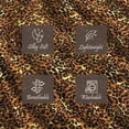 thumbnail image 4 of 100% Pima Cotton California-King Size 4-PCs Sheet Set (Leopard Print) Fits 14-18" Deep Pocket, 600 Series Sateen Weave, 4 of 4