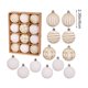 thumbnail image 3 of Seyotauo 12 Pack Velvet Ornaments for Christmas Tree, Velvet Christmas Balls Christmas Tree Ball Ornaments Decorative Hanging Ornaments for Tree for Party, 3 of 6