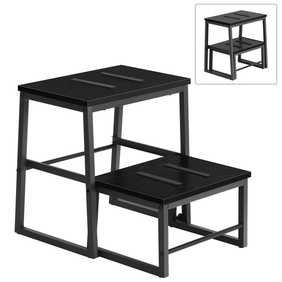 Taburete LIANTRAL plegable 38 x 40 x 41 cm, resistente, 160 kg