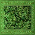 thumbnail image 1 of Ahgly Company Indoor Square Persian Green Traditional Area Rugs, 5' Square, 1 of 1
