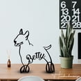 thumbnail image 4 of Handmadetneonsign English Bull Terrier Dog Metal Desk, Dog Metal Table Sign, Dog Metal Wire Decor 038914, 4 of 5