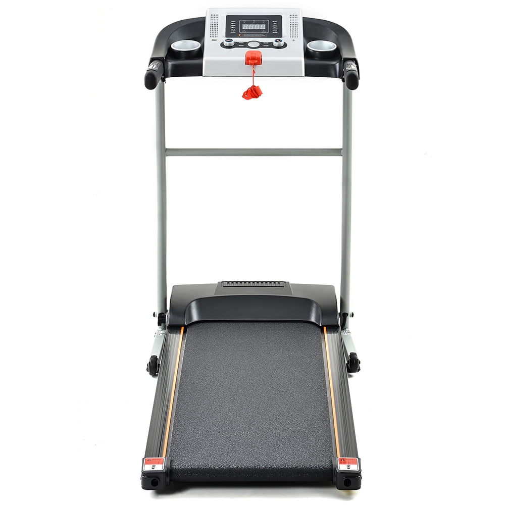 Electric Folding Treadmill with Wheels, Digital Exercise Treadmills