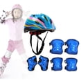 thumbnail image 1 of Quzzie Kids Sport Protective Gear Multipurpose Adjustable Kids Bike Helmet Set for Bike Blue, 1 of 8