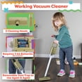 thumbnail image 3 of Hey! Play! 15PC Kids Cleaning Toy Set with Kids Vacuum That Really Works for Toddlers Ages 3 and Up, 3 of 8