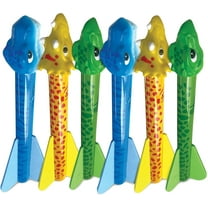 Stomp Rocket Dino-Soar Rocket Refills, 6 Rockets - Replacement Dinosaur-Themed Soft Foam Rockets for Launcher - Fun Backyard & Outdoor Kids Toys Gifts for Boys & Girls