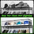thumbnail image 7 of 2 Pack Hat Organizer for Baseball Caps, Clear Hats Holder Box with Drawer, Large Cap Storage with Sliding Tray, Stackable Rack Display Case with Magnetic Door, Each Holds 12 Hats, 7 of 7