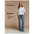 thumbnail image 5 of Scenario Women's Mid Rise Bootcut Jeans, Sizes 0-20, 0S-20S, 4L-14L, 5 of 6