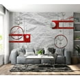 thumbnail image 3 of Tiptophomedecor Abstract Wallpaper Wall Mural - Paper Abstraction, 3 of 7