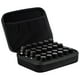 thumbnail image 1 of Estuche de almacenamiento para 30 frascos de aceites esenciales, organizador portátil para viajes (negro), 1 of 8