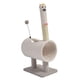 thumbnail image 1 of Poste de rascado para gatos, tubo de túneles, juguetes de pelota interactivos, de felpa, rascador de uñas para gatos de interior, juego de Jinwen Almohadillas para rascar gatos, 1 of 8