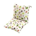 thumbnail image 1 of Outdoor Chair Cushions High Back Rocking Chair Cushion 40 cm x 80 cm Rainproof All Weather Polyester Linen Fabric With Straps For Patio Porch Swing, 1 of 6